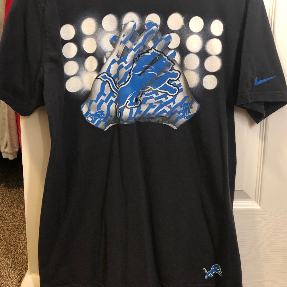 Nike Detroit Lions Short Sleeve Tee Large